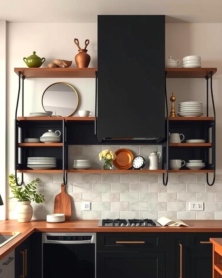 Open Shelving for a Lightened Look