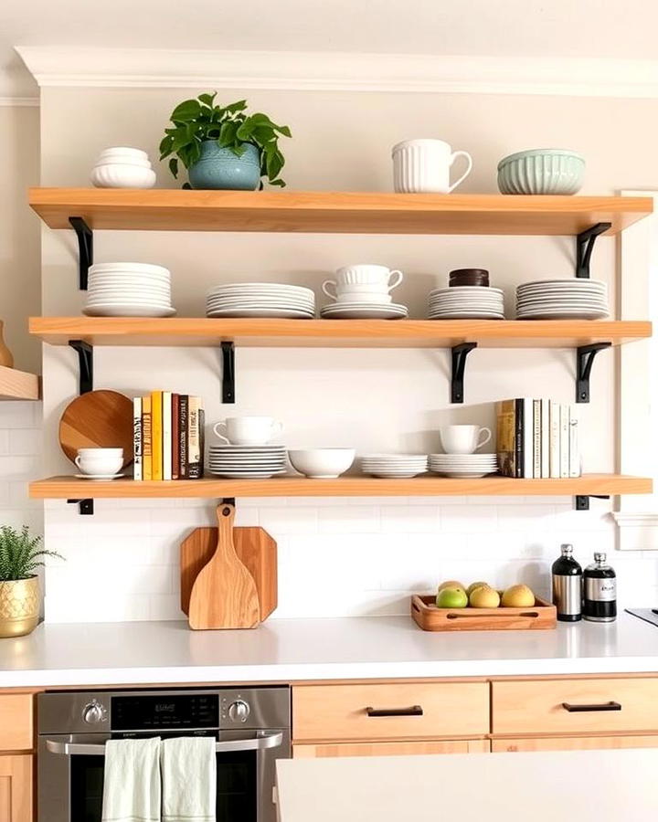 Open Shelving with Cashmere Accents