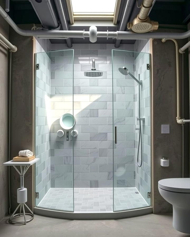 Open Shower Designs