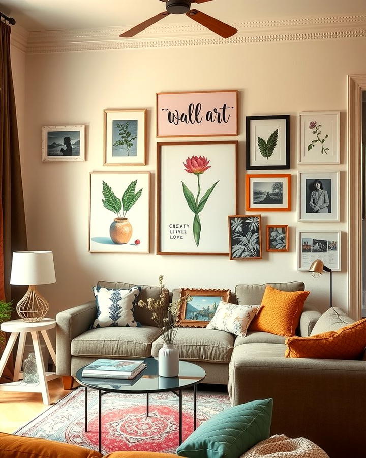 Opt for DIY Wall Art