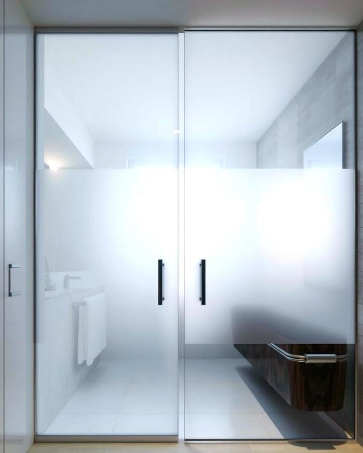 Opt for Frosted Glass Panels