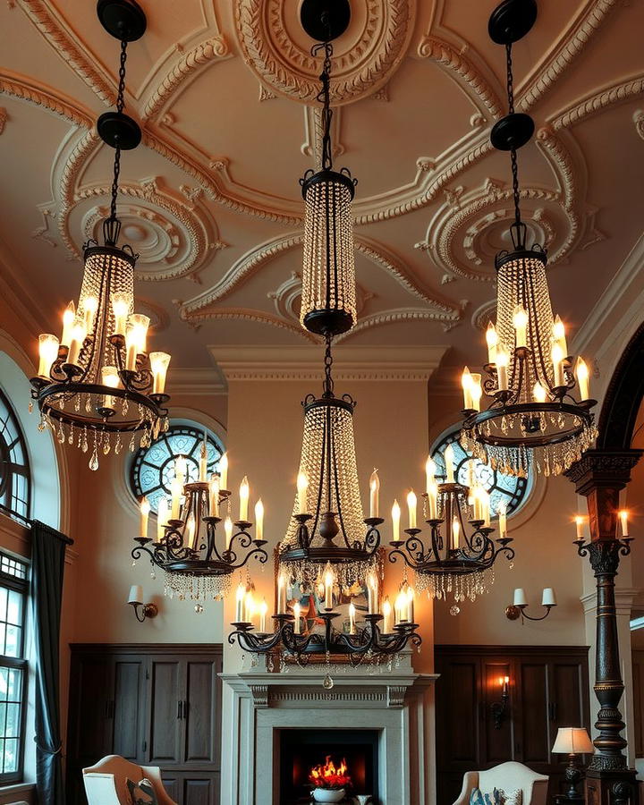 Ornate Chandeliers