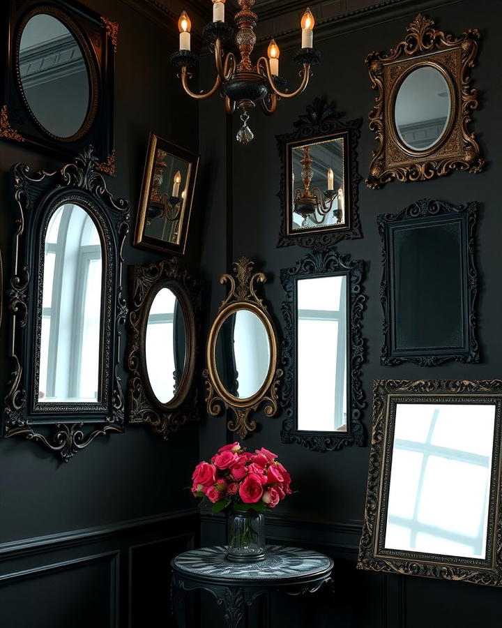 Ornate Mirrors with Intricate Frames