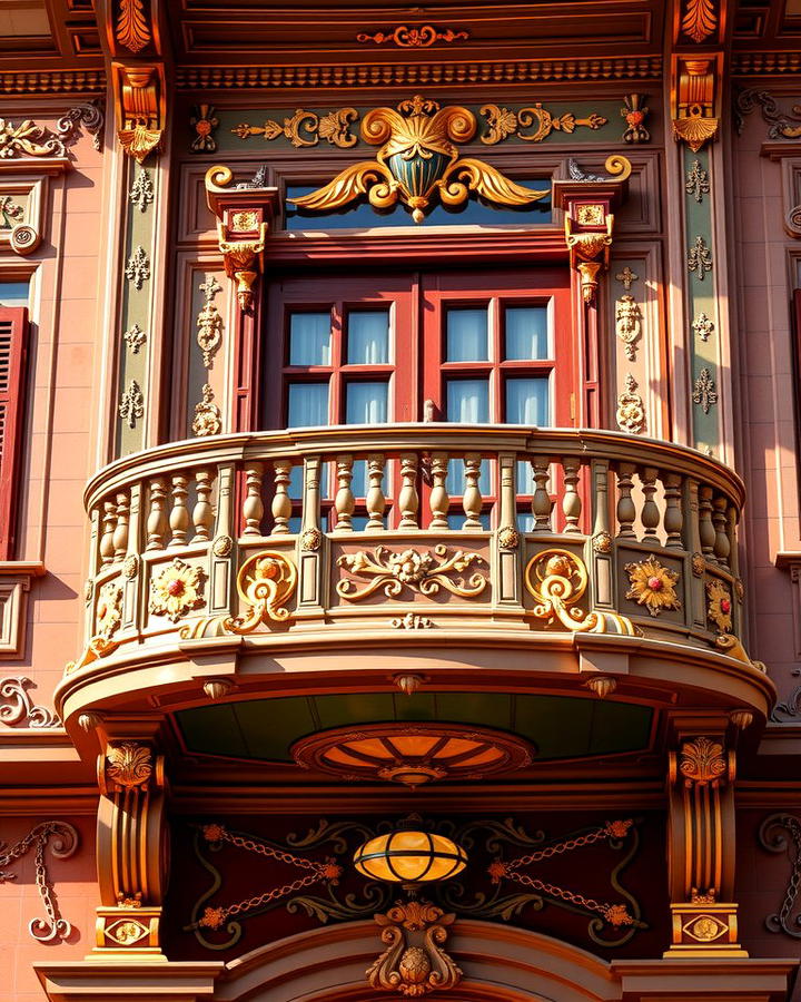 Ornate Victorian Juliet Balcony