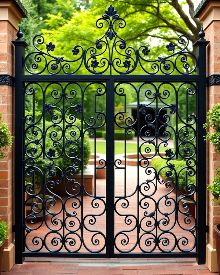 Ornate Wrought Iron Gate