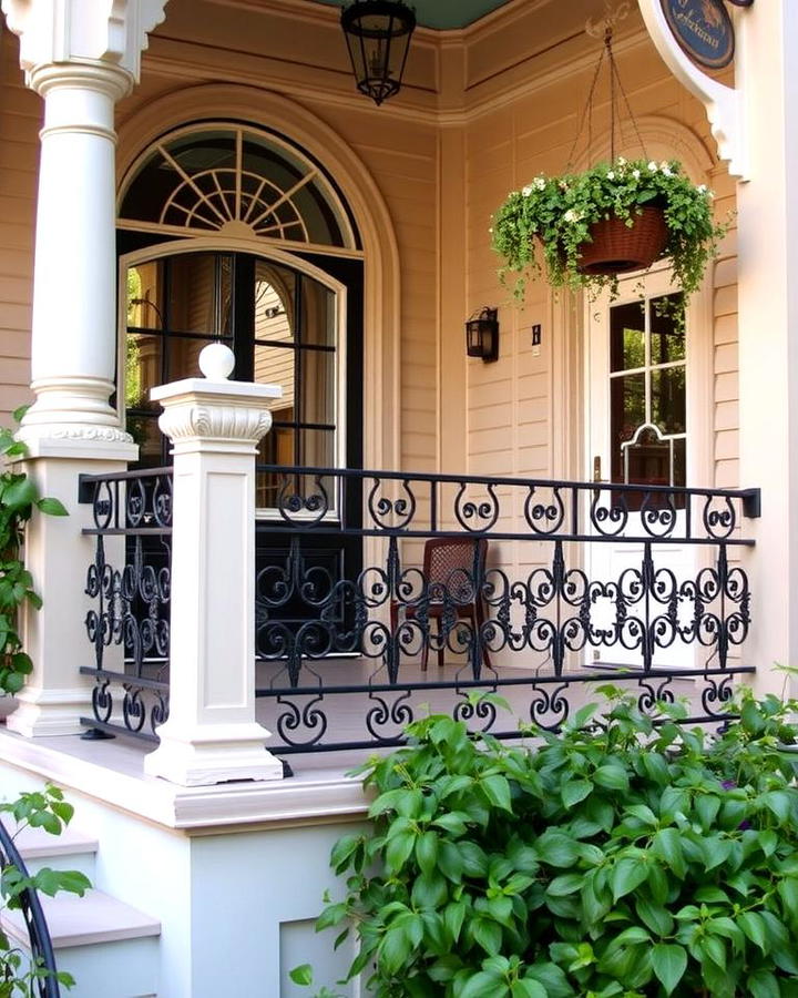 Ornate Wrought Iron Railings