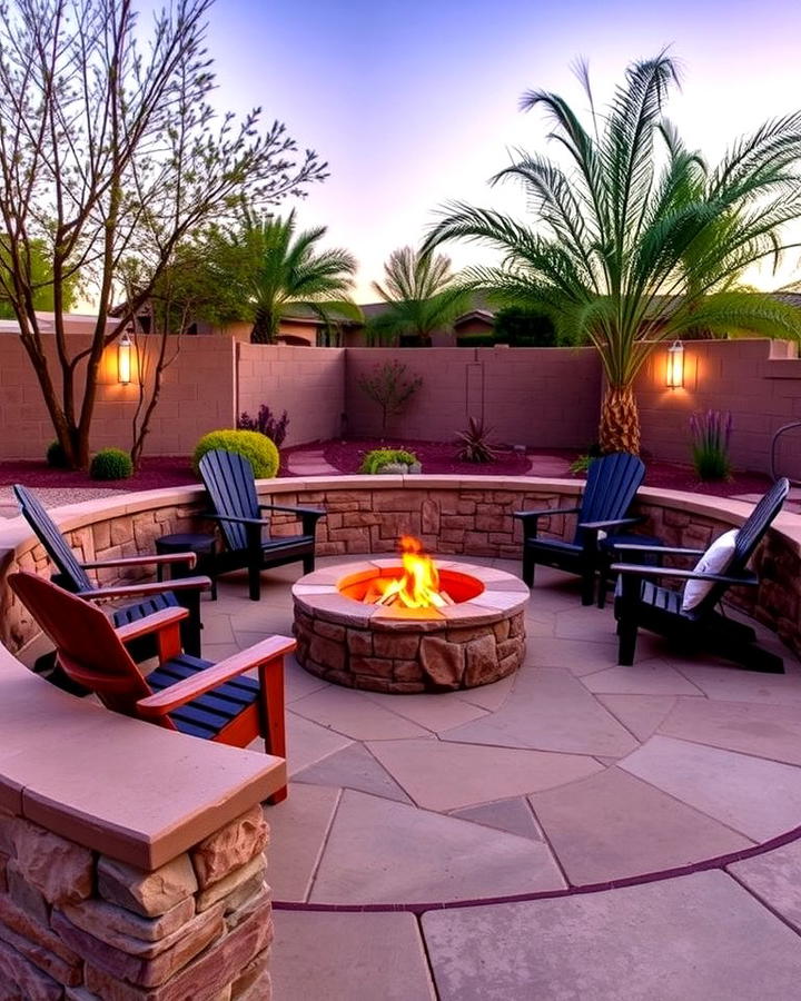 Outdoor Fire Pit Area