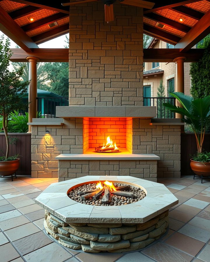 Outdoor Fireplace or Fire Pit