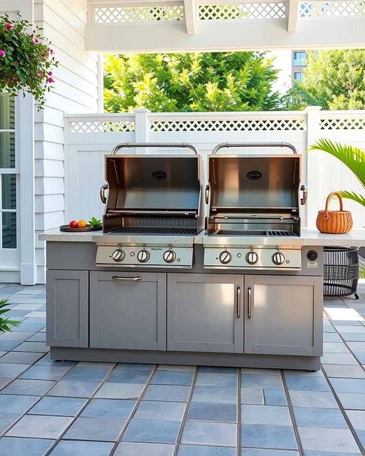 Outdoor Grill Island with Sink