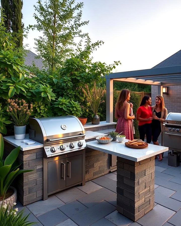 Outdoor Grilling Station