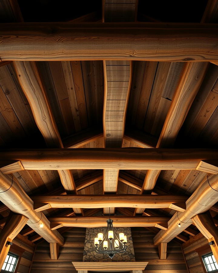 Outdoor Inspired Ceiling Beams