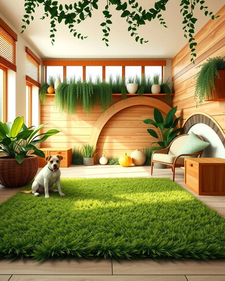 Outdoor Inspired Dog Room