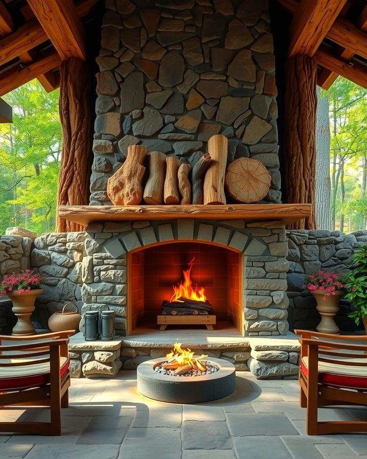 Outdoor Inspired Fireplace 2