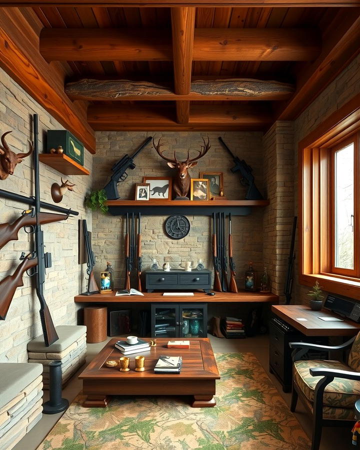 Outdoor Inspired Gun Room