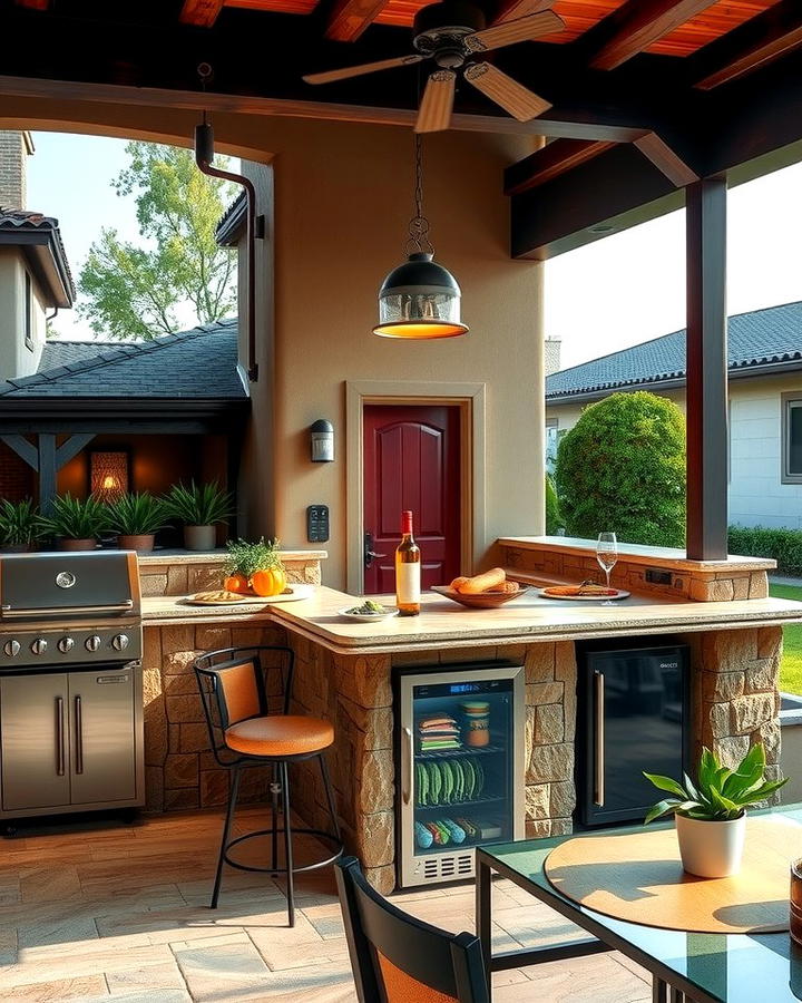 Outdoor Kitchen Integration