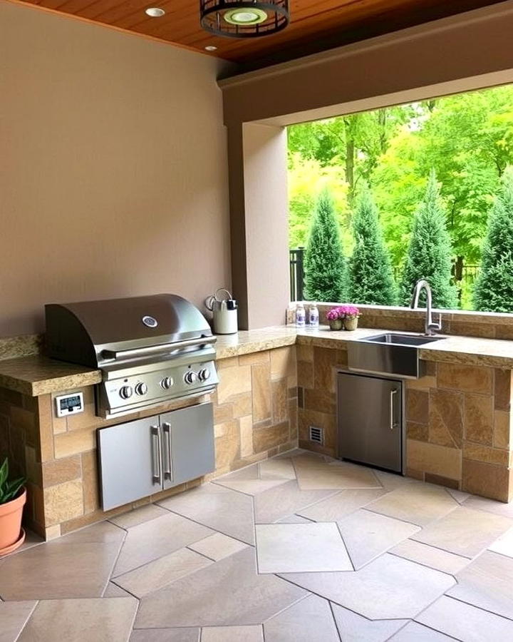 Outdoor Kitchen Setup