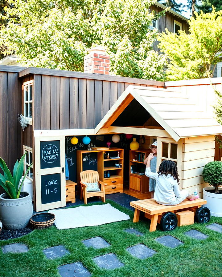 Outdoor Playhouse Adventure