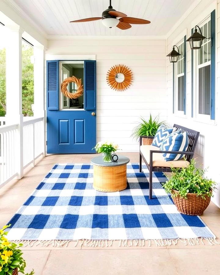 Outdoor Rug with Stripes