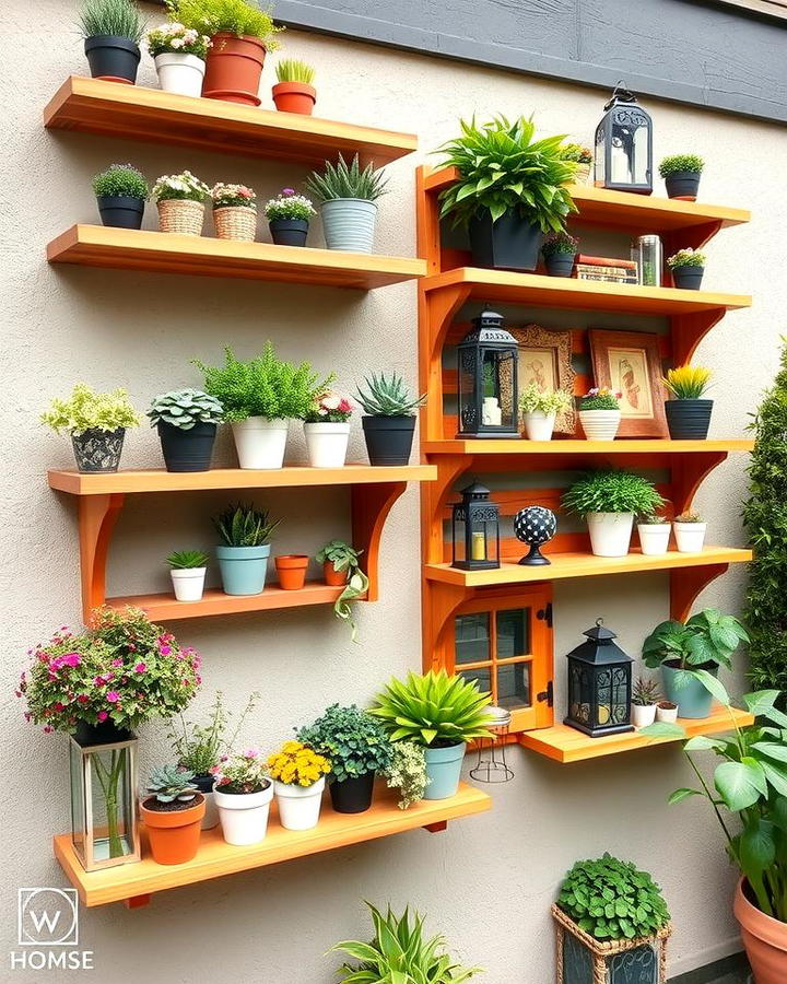 Outdoor Wall Shelves