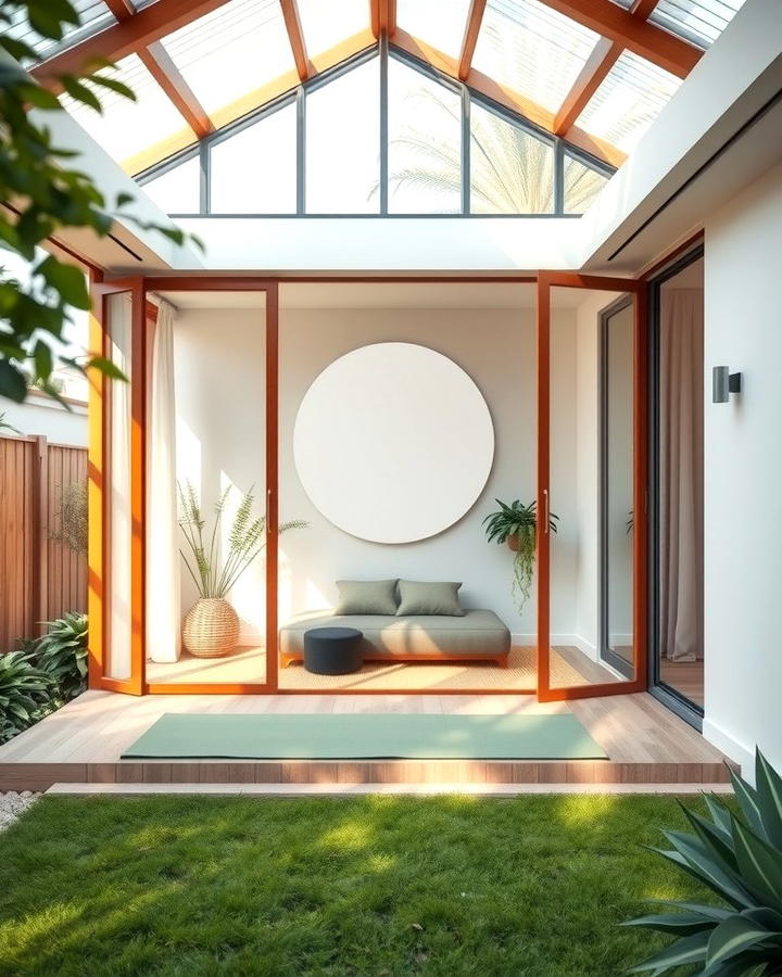 Outdoor Yoga Shed