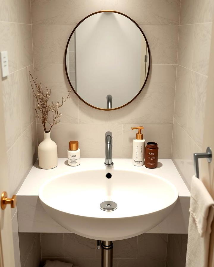 Oval Sinks for a Soft Touch