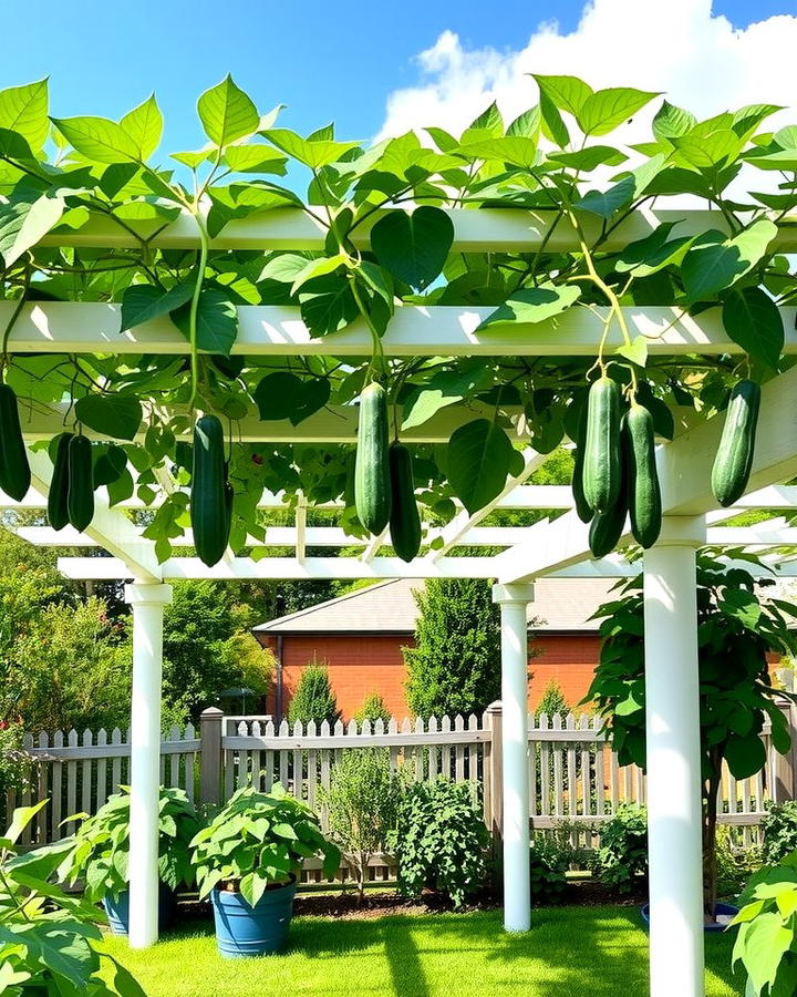 Overhead Pergola Trellis