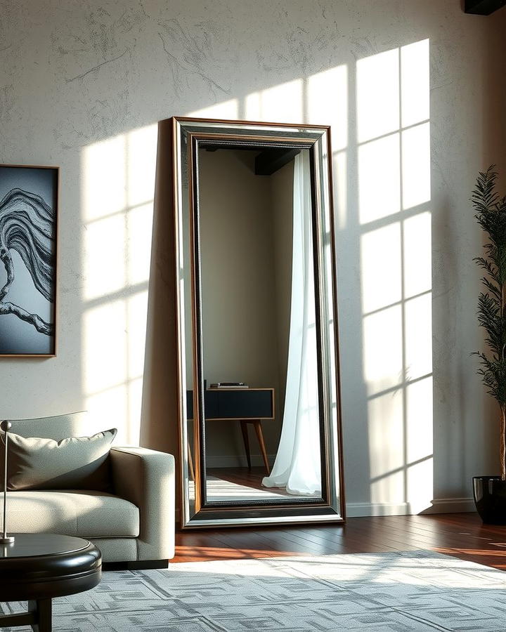 Oversized Leaning Mirror