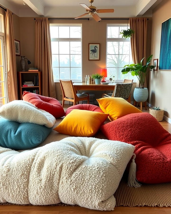 Oversized Pillows for Cozy Vibes