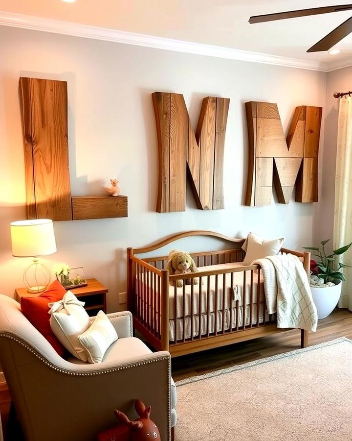 Oversized Wooden Letters