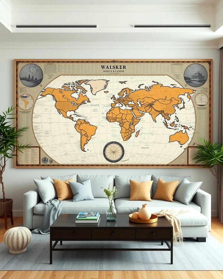 Oversized World Map