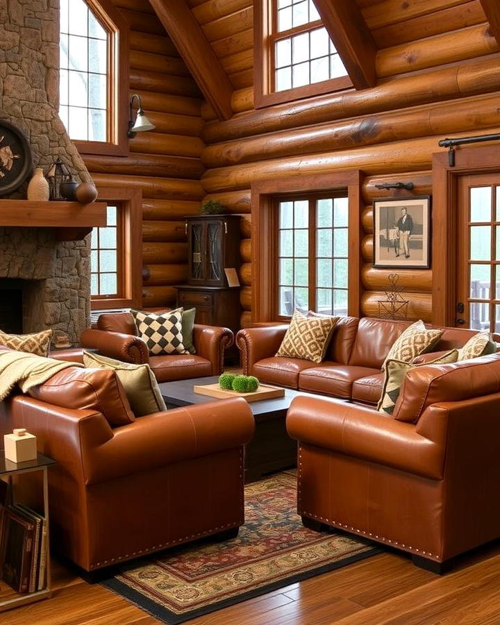 Overstuffed Leather Furniture