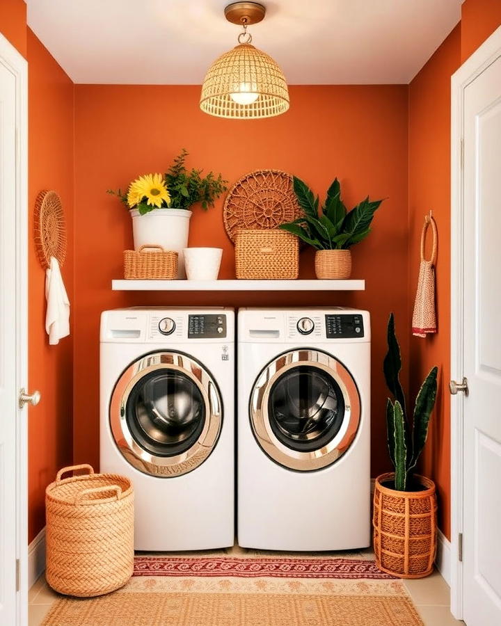 Paint the Laundry Room Walls With Warm Earthy Tones