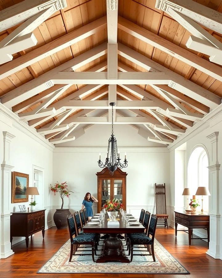 Painted Ceiling Beams