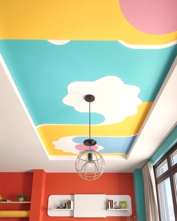 Painted Ceiling for a Fresh Look