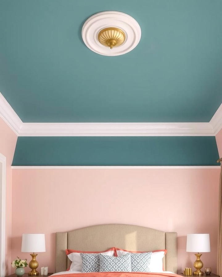 Painted Ceilings for a Pop of Color