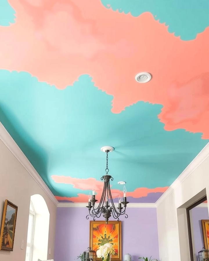 Painted Ceilings for an Unexpected Pop