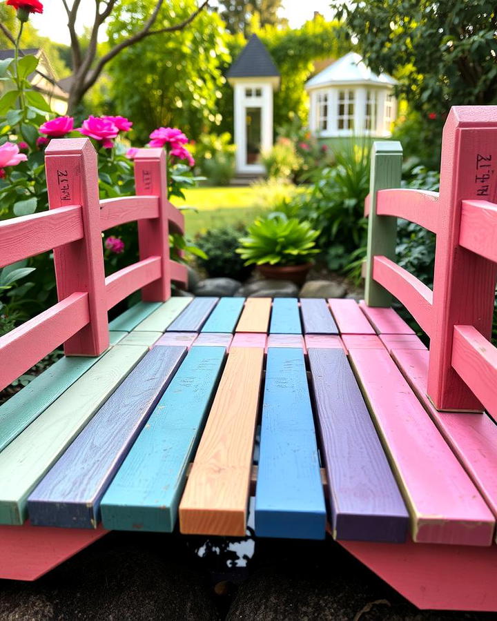 Painted Wooden Bridge