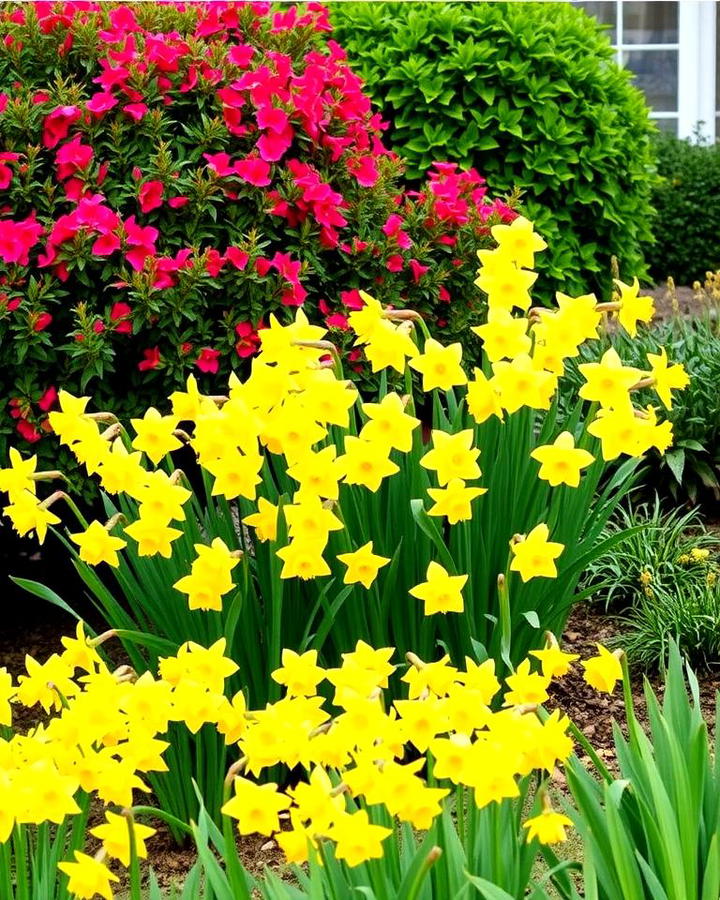 Pair Daffodils with Shrubs