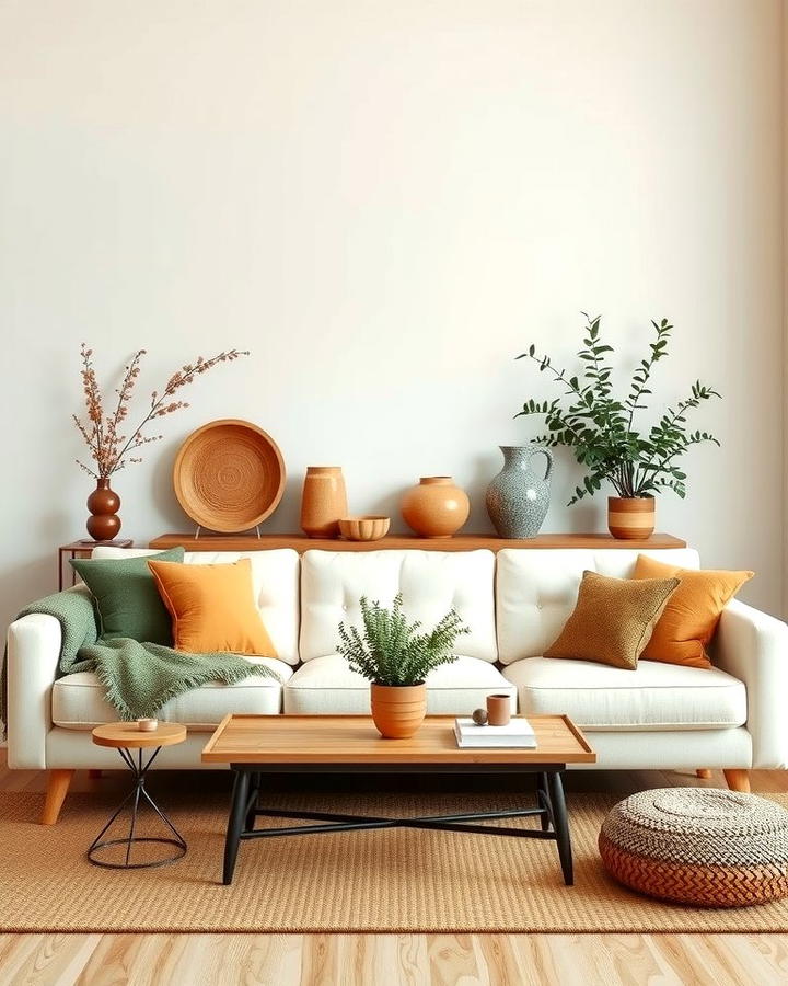 Pairing Cream with Earthy Tones