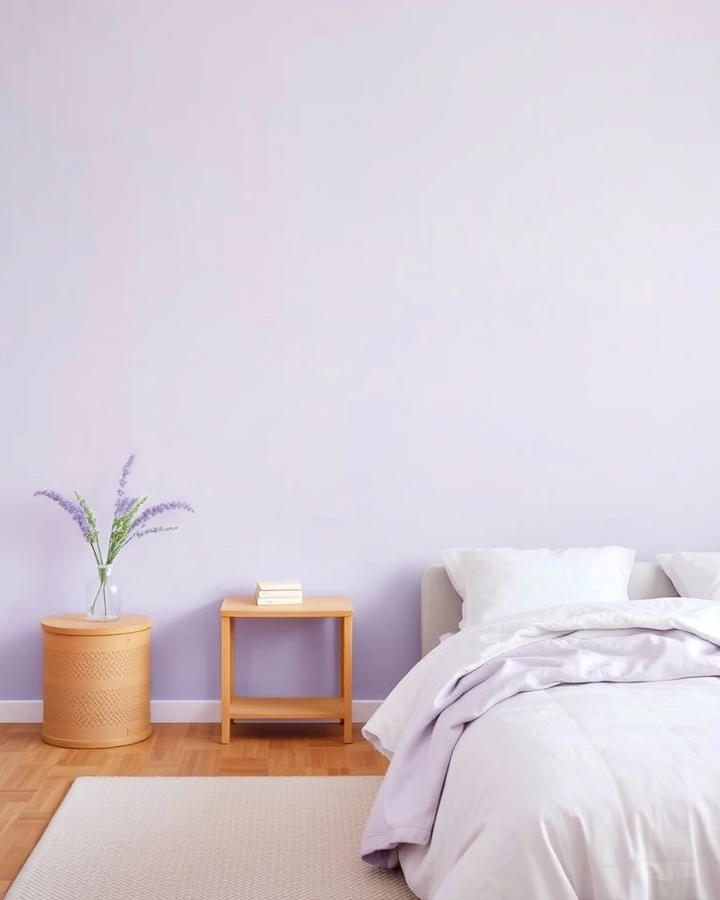 Pale Lavender Bedroom Idea