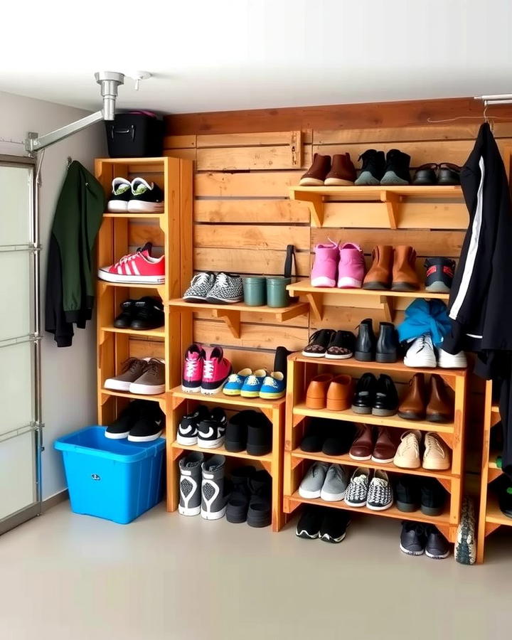 Pallet Shoe Storage