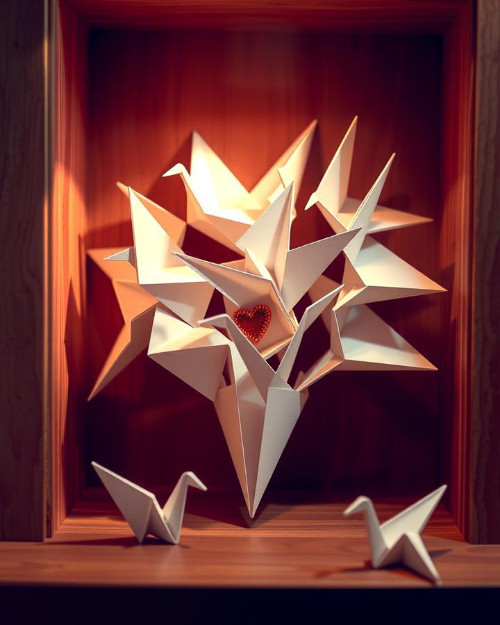 Paper Origami Sculpture