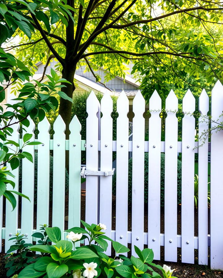 Pastel Palette Fence