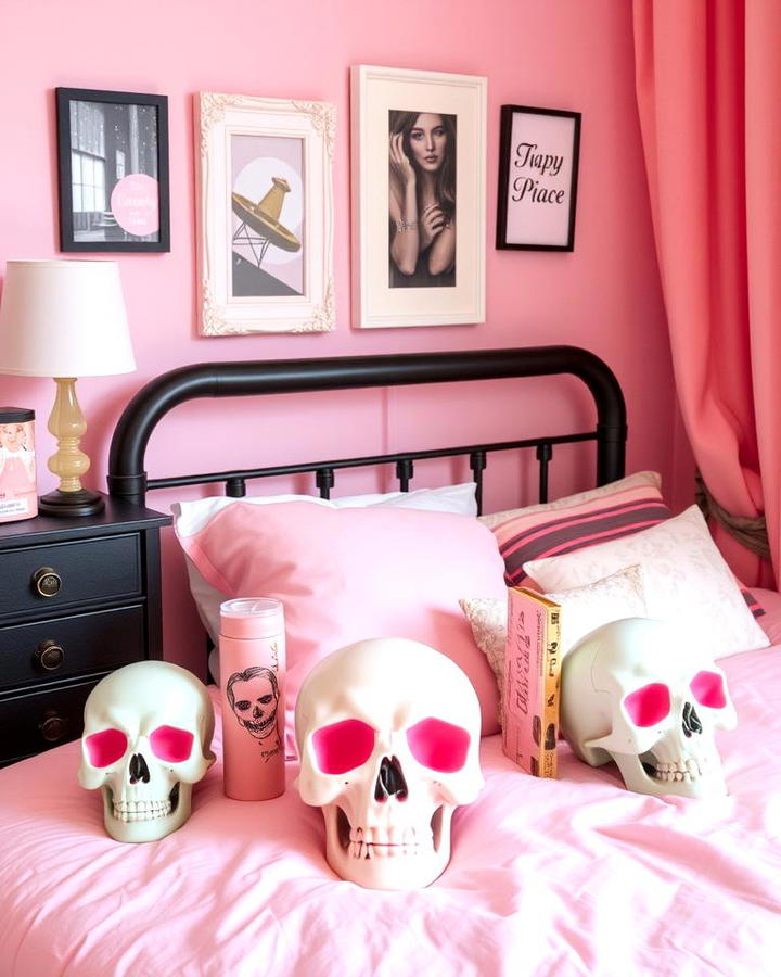 Pastel Skull Decor