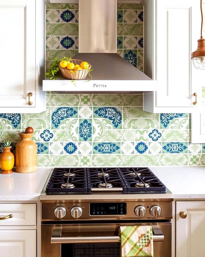 Patterned Backsplash