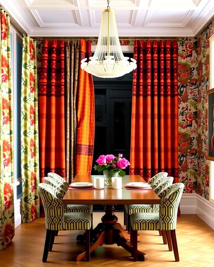 Patterned Curtains for a Bold Statement