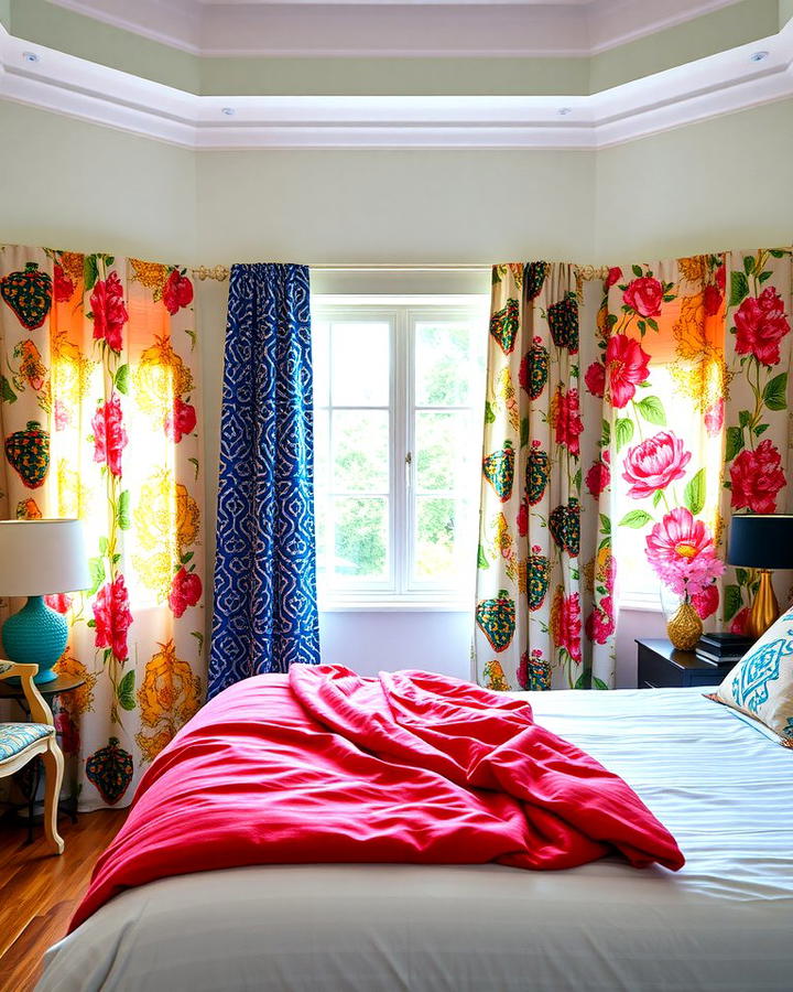 Patterned Curtains for a Pop of Personality