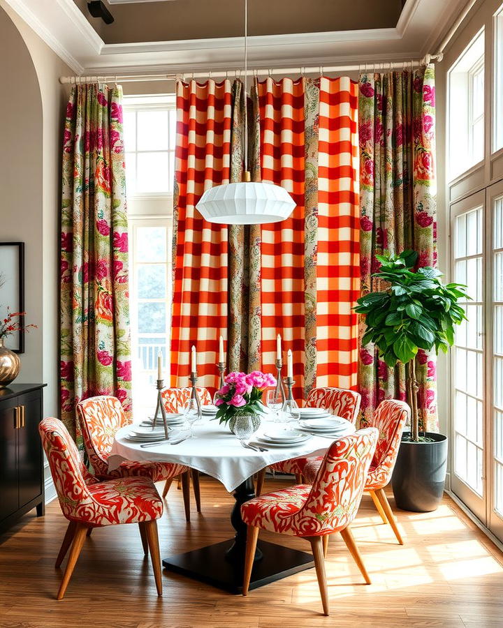 Patterned Curtains to Add Visual Interest