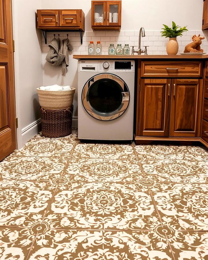 Patterned Floor Tiles