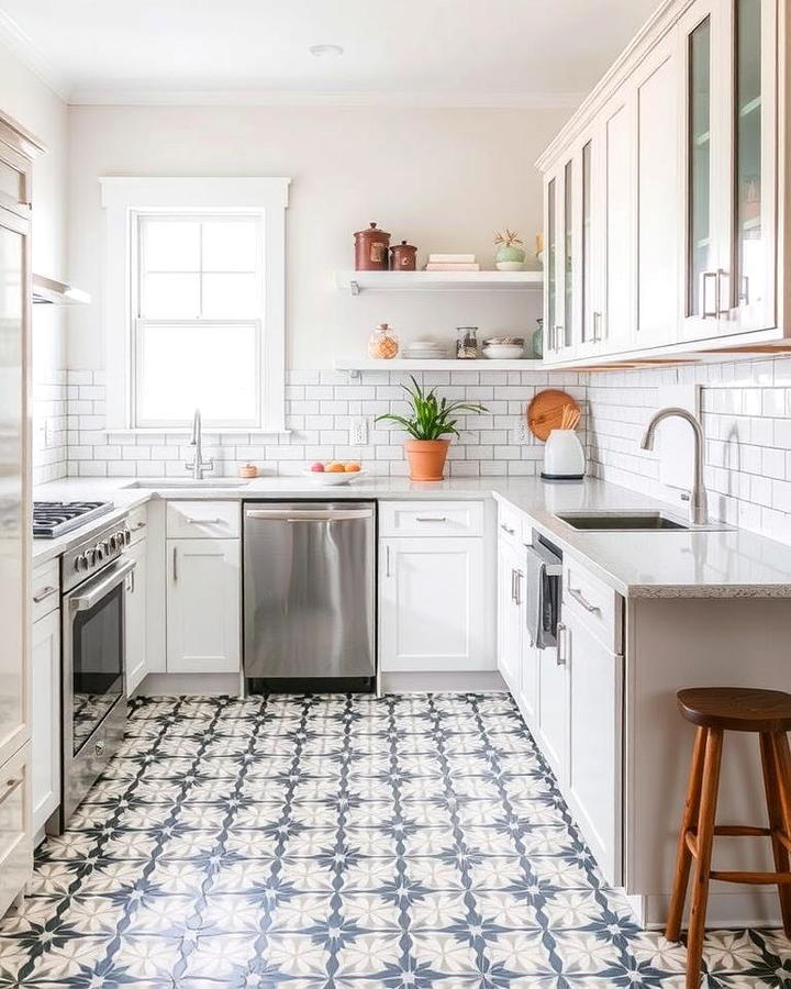 Patterned Floor Tiles